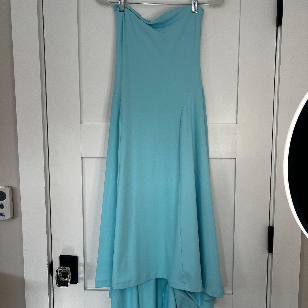 Susana Monoco High-Low Strapless Dress